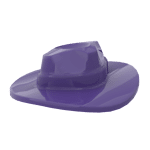 Minifig Hat Wide Brim, Outback Style (Fedora) #61506 - 268-Dark Purple