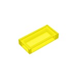 Tile 1 x 2 (Undetermined Type) #3069 - 44-Trans-Yellow