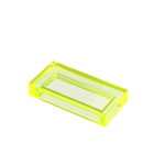 Tile 1 x 2 (Undetermined Type) #3069 - 49-Trans Neon Green