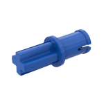 Technic Axle 1L With Pin Without Friction Ridges Lengthwise #3749 - 23-Blue