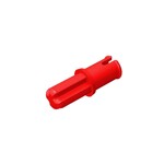 Technic Axle 1L With Pin Without Friction Ridges Lengthwise #3749 - 21-Red