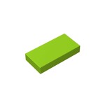 Tile 1 x 2 (Undetermined Type) #3069 - 119-Lime