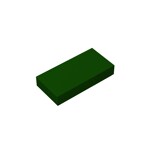 Tile 1 x 2 (Undetermined Type) #3069 - 141-Dark Green
