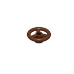 Vehicle Steering Wheel Small 2 Studs Diameter #30663+16091 - 192-Reddish Brown