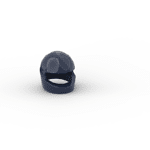 Minifig Standard Helmet #30124 - 140-Dark Blue