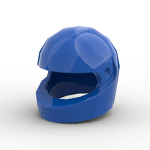 Minifig Standard Helmet #30124 - 23-Blue