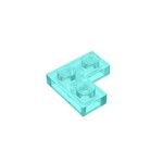 Corner Plate 1 x 2 x 2 #2420 - 42-Trans-Light Blue