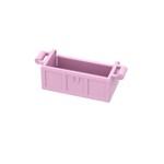Treasure Chest Bottom with Rear Slots #4738a - 222-Bright Pink