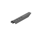 Hinge Plate 1 x 8 with Angled Side Extensions, Squared Plate Underside #14137 - 199-Dark Bluish Gray