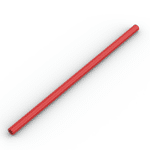 Hose Rigid 3mm D. 10L / 8.0cm #75c10 - 21-Red