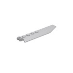Hinge Plate 1 x 8 with Angled Side Extensions, Squared Plate Underside #14137 - 194-Light Bluish Gray