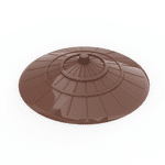 Minifig Hat #24458 - 192-Reddish Brown