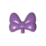 Headwear Accessory Bow Large with Small Pin #24634 - 324-Medium Lavender