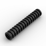 Hose, Ribbed 7mm D. 4L #71984 - 26-Black