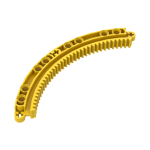 Technic Gear Rack 1/4 Circle 11 x 11, 35 Teeth #24121 - 24-Yellow