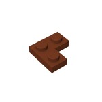 Corner Plate 1 x 2 x 2 #2420 - 192-Reddish Brown