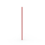 Hose Rigid 3mm D. 23L / 18.4cm #76254 - 21-Red