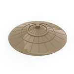 Minifig Hat #24458 - 138-Dark Tan