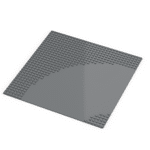 Baseplate 32 x 32 with 6-Stud Curve with Road #44342 - 199-Dark Bluish Gray