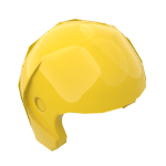 Minifig Helmet, Sports #93560 - 24-Yellow