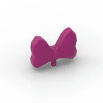 Headwear Accessory Bow Large with Small Pin #24634 - 124-Magenta