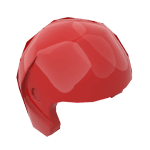 Minifig Helmet, Sports #93560 - 21-Red