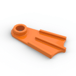 Minifig Footwear Flipper Thick #10190 - 106-Orange