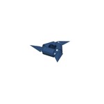 Weapon Throwing Star / Shuriken with Smooth Grips #93058 - 140-Dark Blue