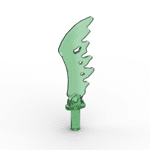 Weapon Sword Serrated #19858 - 48-Trans-Green