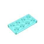 Plate 2 x 4 #3020 - 42-Trans-Light Blue