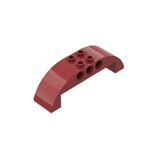 Slope Curved 2 x 8 x 2 Double #11290 - 154-Dark Red