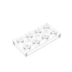 Plate 2 x 4 #3020 - 40-Trans-Clear