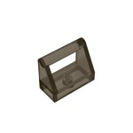 Tile Special 1 x 2 with Handle #2432 - 111-Trans-Black