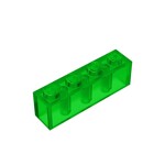 Brick 1 x 4 #3010 - 48-Trans-Green