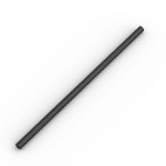 Hose Rigid 3mm D. 11L / 8.8cm #75c11 - 26-Black