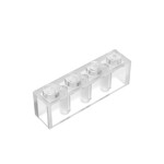 Brick 1 x 4 #3010 - 40-Trans-Clear