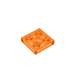 Plate 2 x 2 #3022 - 182-Trans-Orange