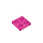 Plate 2 x 2 #3022 - 113-Trans-Dark Pink