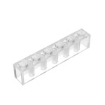 Brick 1 x 6 #3009 - 40-Trans-Clear