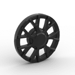 Wheel Cover 7 Spoke Y Shape - for Wheel 18976 #18979a - 26-Black