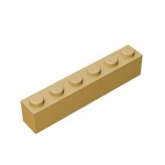 Brick 1 x 6 #3009 - 5-Tan
