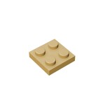 Plate 2 x 2 #3022 - 5-Tan