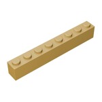 Brick 1 x 8 #3008 - 5-Tan