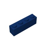 Brick 1 x 4 #3010 - 140-Dark Blue