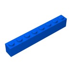 Brick 1 x 8 #3008 - 23-Blue