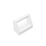 Tile Special 1 x 2 with Handle #2432 - 1-White