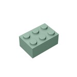 Brick 2 x 3 #3002 - 151-Sand Green