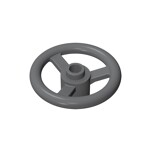 Technic Steering Wheel Small (3 Studs Diameter) #2819 - 199-Dark Bluish Gray