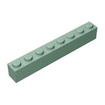 Brick 1 x 8 #3008 - 151-Sand Green