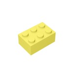 Brick 2 x 3 #3002 - 226-Bright Light Yellow
